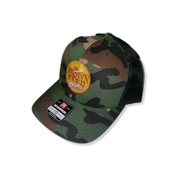 BES Snapback- Camo/Black Mesh